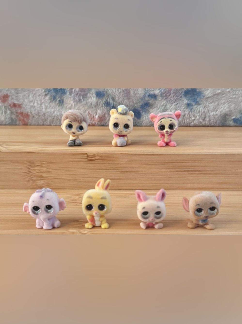 Disney Doorables SERIES 2 WINNIE THE POOH FLOCKED LOT OF 7